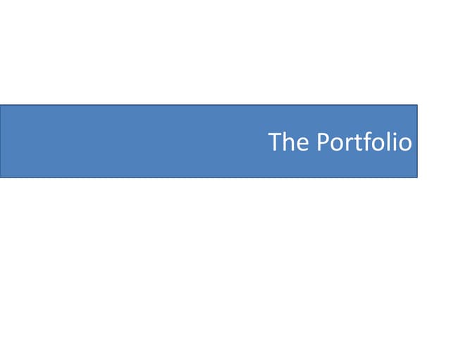 The Portfolio   Copy