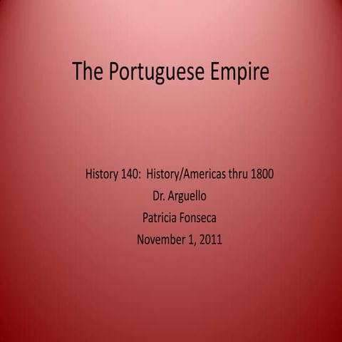 The Portuguese Empire