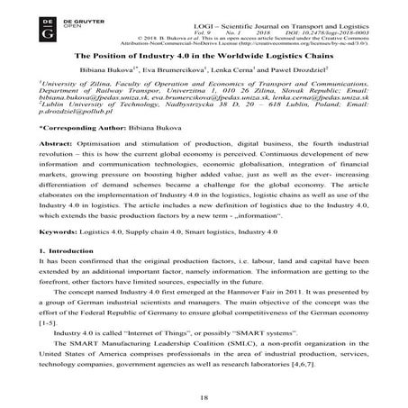 The position of_industry_40_in_the_worldwide_logis