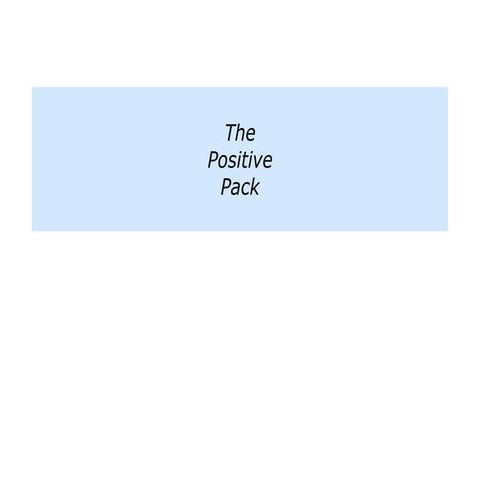 Values Assembly - Positivity | PPTX