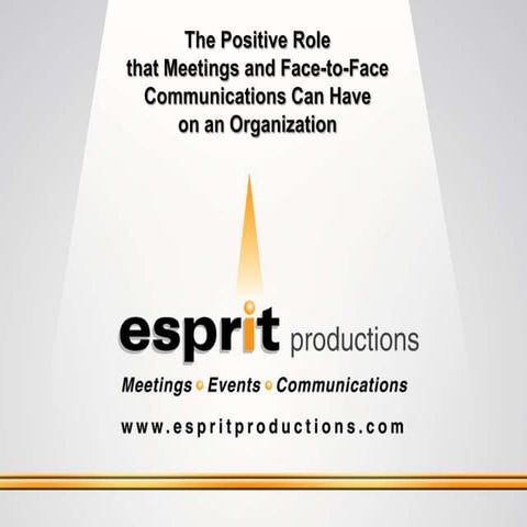 The Positive Role that Meetings and Events Can Have on an Organization