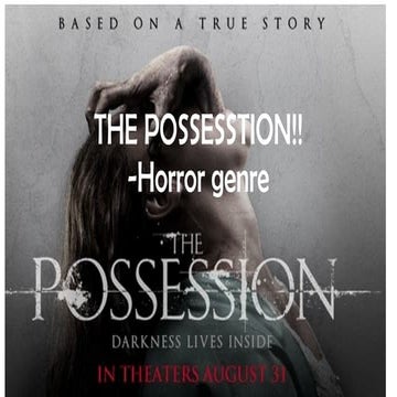 Media horror possession conventions | PDF