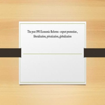 The post 1991 Economic Reforms LPG(1).pptx