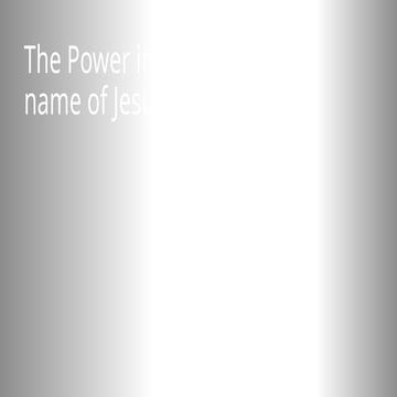 The name of jesus | PPSX