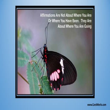 The power of affirmations