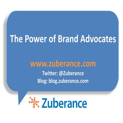 The Power of Brand Advocates