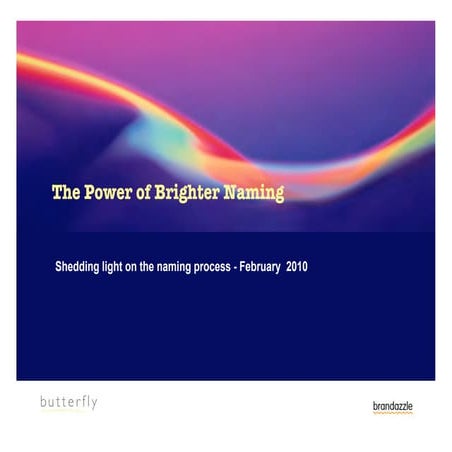 The Power Of Brighter Naming