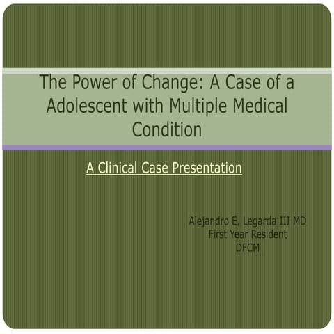 The power of change | PPTX