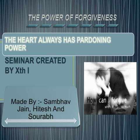 The Art of Forgiveness | PPTX
