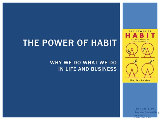 The Power of Habit
