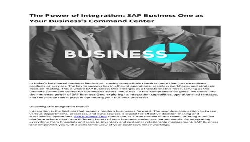 The Power of Integration.docx