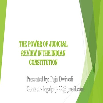 The Power of Judicial Review in the Indian Constitution.pdf