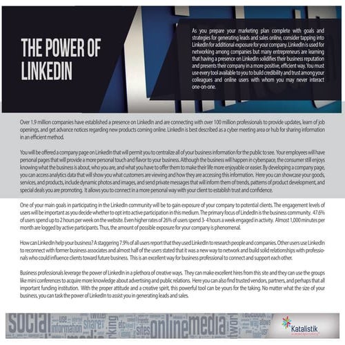 The Power of Linkedin