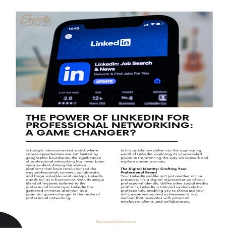 The Power of LinkedIn for Professional Networking A Game Changer.pdf