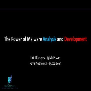 The Power of Malware Analysis and Development.pdf