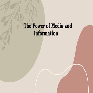 The Power of Media and Information.pptx