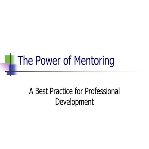 coaching and mentoring | PPTX