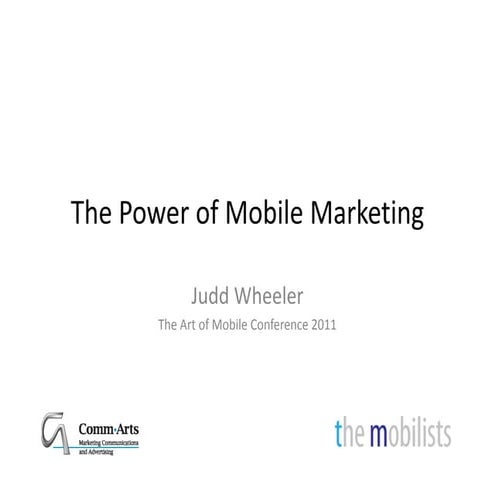 The power of mobile marketing