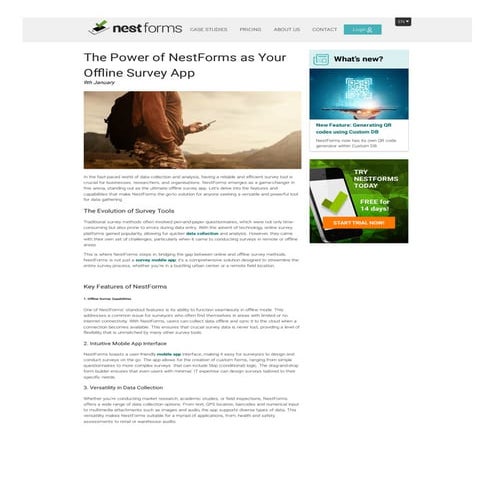 Mobile Form App - Offline Survey App - NestForms | PPTX