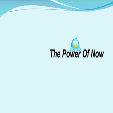 The Power Of Now