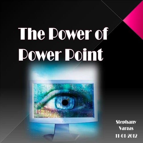 The power of power point presentation