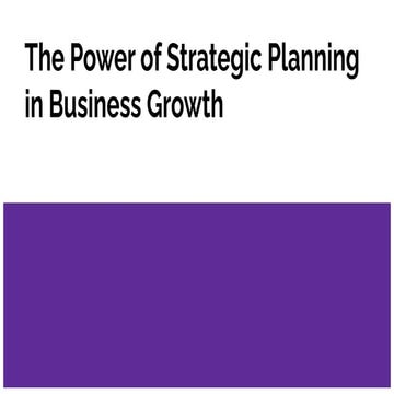 The Power of Strategic Planning in Business Growth.pdf