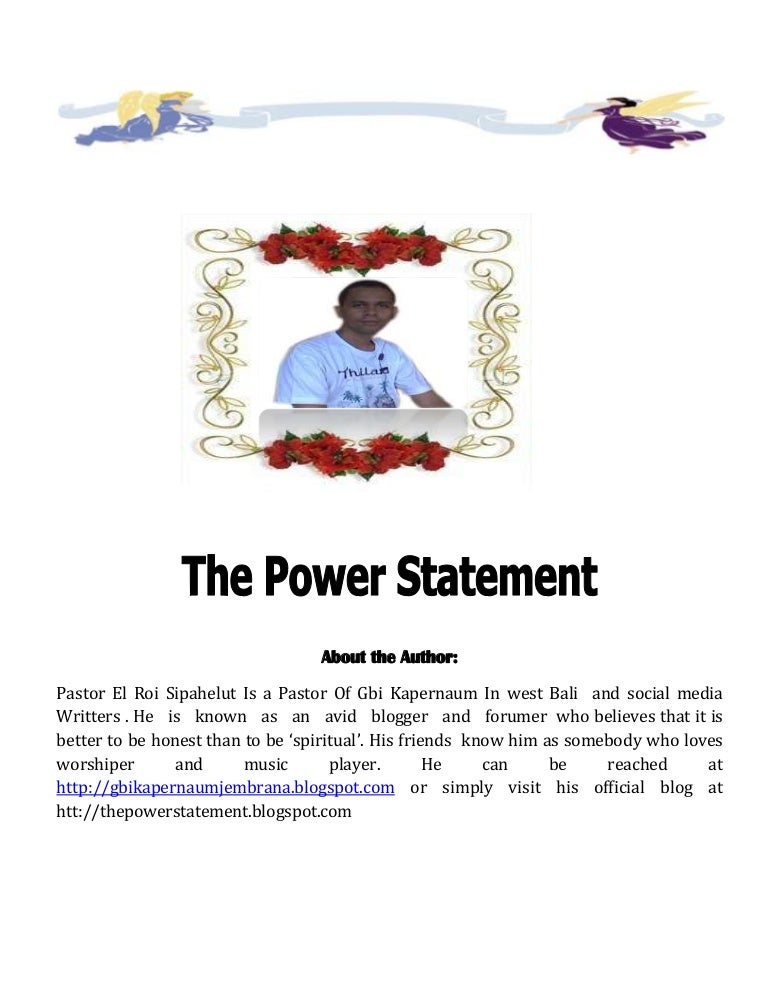 How Do You Create A Power Statement? – RLMES