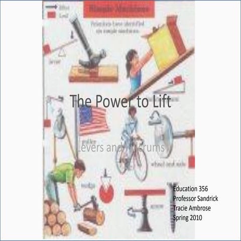 The power to lift indicator project for science 356