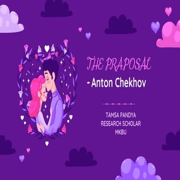 THE PRAPOSAL ANTON Chekhov