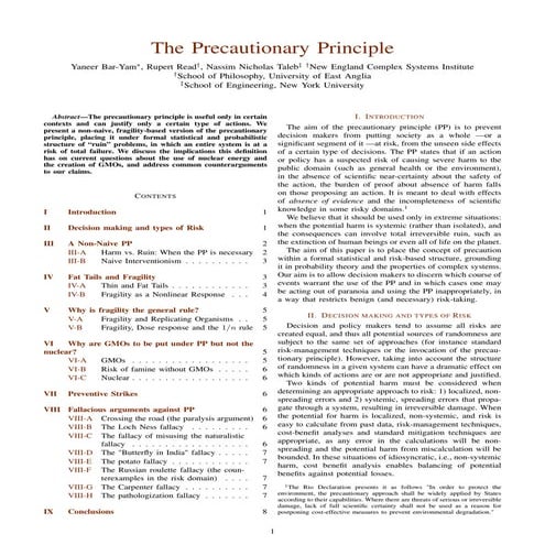 The precautionary principle pp2