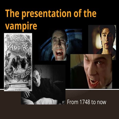 The presentation of the vampire powerpoint Allisha.pptx