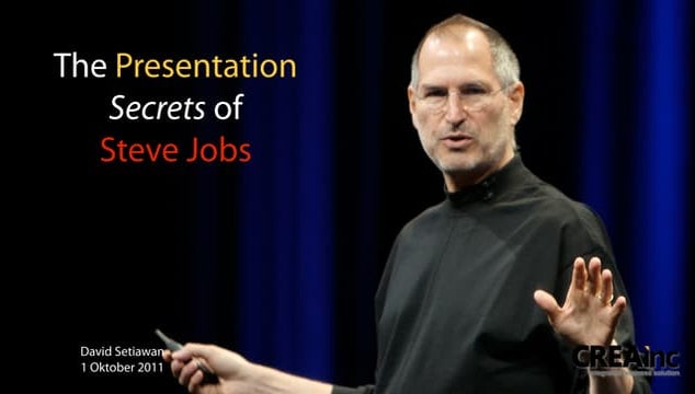 The presentation secrets of steve jobs