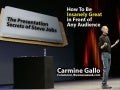 The Presentation Secrets Of Steve Jobs