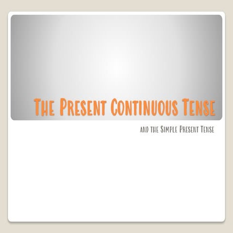 The Present Continuous Tense.pdf