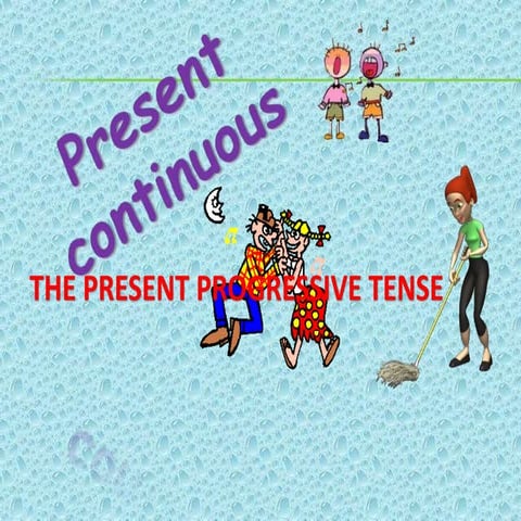Presente progresivo en idioma imgles .pptx