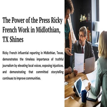 Meaningful Reporting: Ricky French in Midlothian Builds Community | PDF