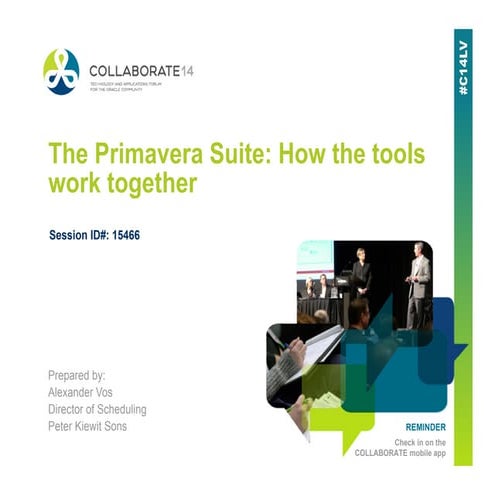 The Primavera suite   how the tools work together - Oracle Primavera Collabor...