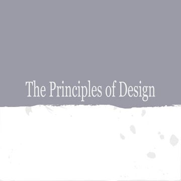 The Principles of Design | Alex Noudelman