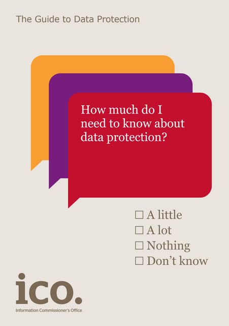 The principles of the Data Protection Act in detail - uk