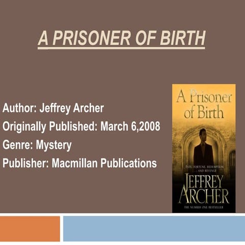 Book Review: The Prisoner of Birth