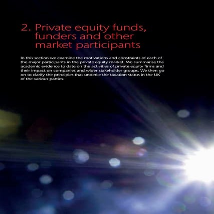 The private equity fund