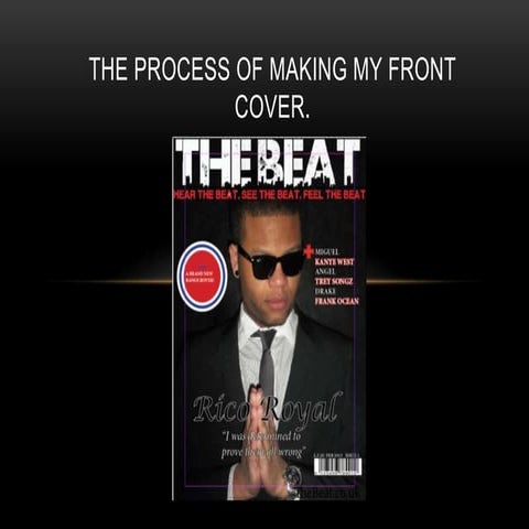 The process of making my front cover