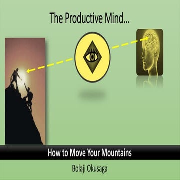 The productive mind  - How to move your moutain