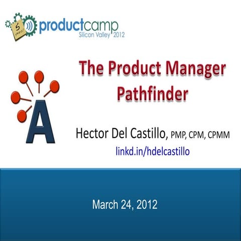 The Product Manager Pathfinder - AIPMM Presentation - ProductCamp SV Spring 2012