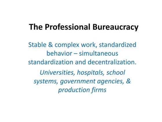 Advantages and disadvantages of bureaucracy | PPT