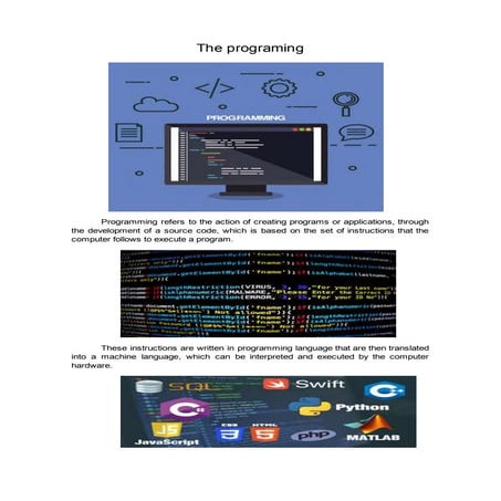 The programing. revista