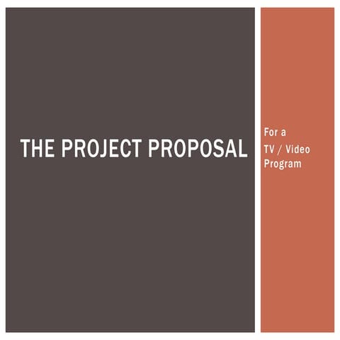 The project proposal