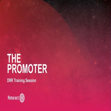 THE_PROMOTER_-_DRR_TRAINING_PRECON_2022.pptx
