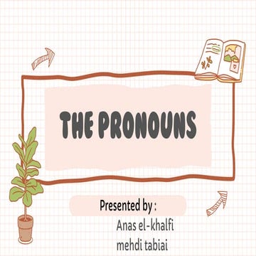 The Pronouns Pdf Pdf English Grammar Pdf Pdf