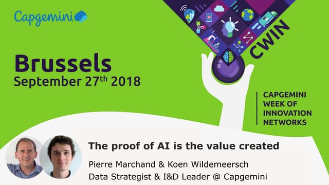 The proof of AI is in the value created